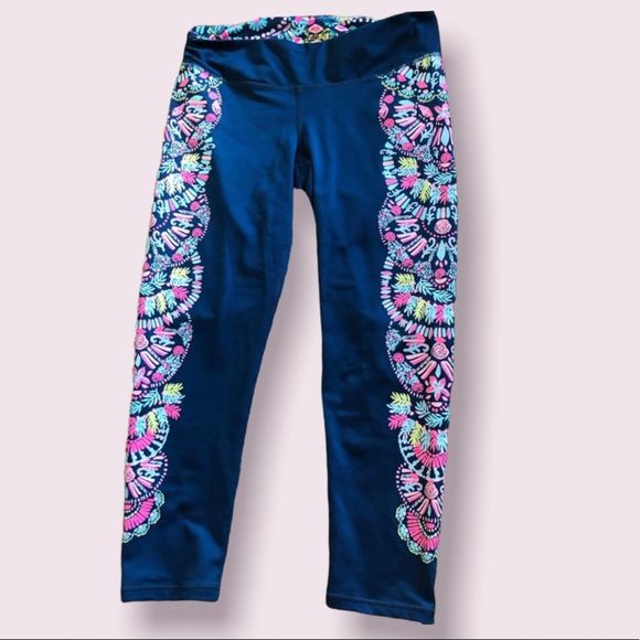 Lilly Pulitzer Pants - Lilly Pulitzer Luxletic UPF Leggings Glow and Flow Size XS